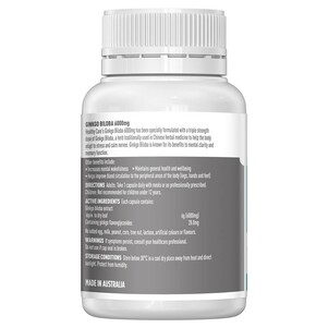 (PRE ORDER) Healthy Care Ginkgo Biloba 6000mg 60 Capsules shelf life 2yrs